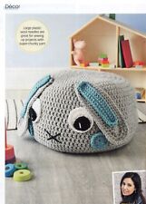 Crochet patterns pouffe for sale  NORWICH