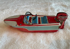 Vintage QueenToy Speed Boat-Com motor-Funciona Ótimo! comprar usado  Enviando para Brazil