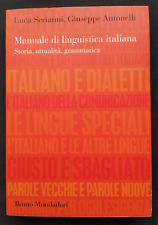 Manuale linguistica italiana usato  Torino