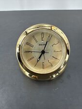 Relógio de mesa vintage Seiko Travel despertador dobrável quartzo dourado Japão precisa de bateria comprar usado  Enviando para Brazil