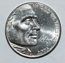 Jefferson 2005 búfalo de plata níquel como nuevo - moneda de cinco centavos, ataque raro  segunda mano  Embacar hacia Argentina