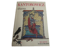 Kantorowicz ...oeuvres ...ed d'occasion  Aubagne