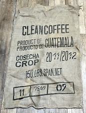 Clean coffee burlap for sale  Mantorville