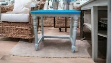 teal side table night stand for sale  Newport