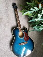 Lindo blue guitar for sale  NEWPORT