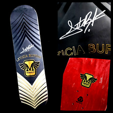  Leticia Bufoni Assinado Monarch Project Horus Gold Skateboard 8" Autograph Deck  comprar usado  Enviando para Brazil