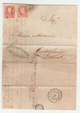 Storia postale 1858 usato  Lecco