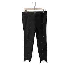 Jeans Art Class Space Objects tamanho 16 infantil alvo lua negra estrelas planetas bainha crua, usado comprar usado  Enviando para Brazil