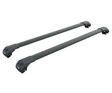 Suporte de metal trilho nivelado alumínio preto para Ford EcoSport 2018-Up rack de teto barras transversais comprar usado  Enviando para Brazil