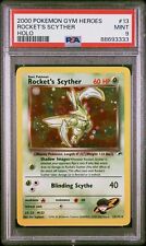 PSA 9 2000 Pokemon TCG Gym Heroes UNLIMITED #13 Rocket's Scyther Holographic for sale  Shipping to South Africa