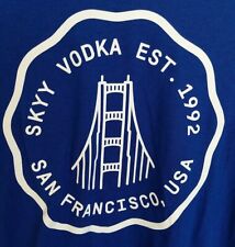 Usado, Camiseta Signature Blue Skyy Vodka San Francisco EE. UU. 1992 Top Promocional segunda mano  Embacar hacia Argentina