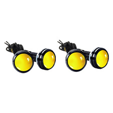 Proyector de luz antiniebla LED COB Anillo de halo de ojos de ángel amarillo DRL comprar usado  Enviando para Brazil