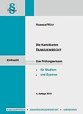 Karteikarten familienrecht hem gebraucht kaufen  Berlin