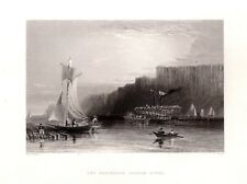 Hudson River Palisades New York  Antique 1837 FREEPOST for sale  Shipping to South Africa