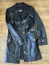 Genuine leather trench for sale  Old Lyme