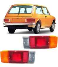 conjunto par de lanternas traseiras vermelhas Volkswagen Brasília 73 74 75 76 77 comprar usado  Brasil 