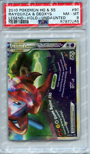 PSA 8 Undaunted Rayquaza & Deoxys Legend Bottom 90 Pokemon Card TCG, used for sale  USA