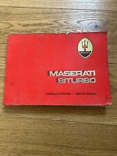 maserati biturbo car for sale  EPSOM