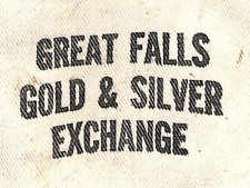 Bolsa de moedas de algodão resistente troca ouro e prata Great Falls muito boa qualidade comprar usado  Enviando para Brazil