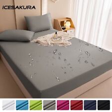Waterproof Mattress Covers Protector Adjustable Non-slip Bed Fitted Sheet Bands for sale  Shipping to South Africa