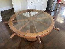 Ship wheel table for sale  Harbor City