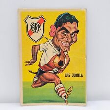 TARJETA DE FÚTBOL ORIGINAL LUIS CUBILLA No 42 RIVER PLATE 1967 segunda mano  Argentina 