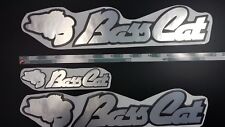 Bass Cat Boats Emblems 20" black chrome + FREE FAST delivery DHL express for sale  Shipping to South Africa