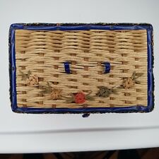 Woven sewing basket for sale  Hebron