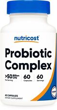 Complexo Probiótico Nutricost - 50 Bilhões de UFC, 60 Cápsulas comprar usado  Enviando para Brazil