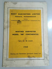 Whitsed harvester instructions for sale  BOSTON