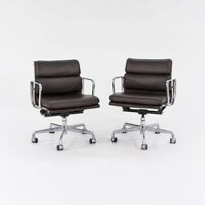 2006 Herman Miller Eames cadeira de mesa de gerenciamento almofada macia com couro marrom 6x disponível comprar usado  Enviando para Brazil