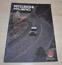 Folheto de vendas 1995 Mitsubishi Pajero Prospekt ENG comprar usado  Enviando para Brazil