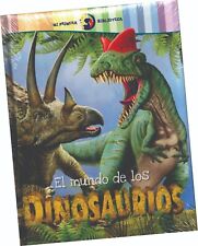 LIBRO INFANTIL ""MI PRIMERA BIBLIOTECA; EL MUNDO DE LOS DINOSAURIOS", EN ESPAÑOL segunda mano  Embacar hacia Argentina