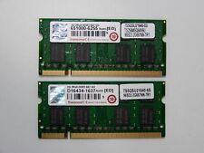 Memória para Notebook Transcend PC2-5300 DDR2-667 4GB (2GBx2) SO-DIMM 333 MHz DDR2 comprar usado  Enviando para Brazil