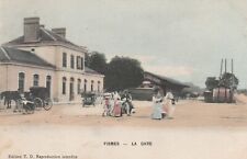 Cpa fismes gare d'occasion  Reims