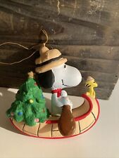 Enfeite de Natal Snoopy Boy Scout remo canoa  comprar usado  Enviando para Brazil