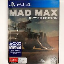 Mad Max Ripper Edition (CD de juegos de PS4 PlayStation 4 2015) juego de aventuras Steelbook segunda mano  Embacar hacia Argentina