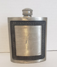 Vintage pewter flask for sale  Glasgow