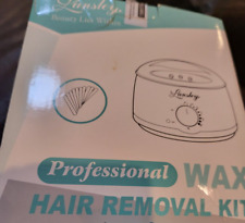 Used, Lansley Professional Wax Hair Removal Kit Electric Pot  Package hard wax beans for sale  Shipping to South Africa