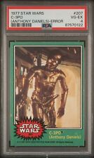 Usado, 1977 Topps Star Wars C-3PO #207 Anthony Daniels error Golden Rod PSA 4 en muy buena condición-excelente segunda mano  Embacar hacia Argentina