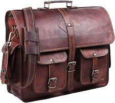 Bolsa carteiro masculina de couro vintage para laptop bolsa satchel maleta bolsa tiracolo comprar usado  Enviando para Brazil