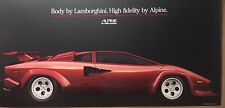 Body By Lamborghini High Fidelity By Alpine Original 1981 Cartaz de Carro Muito Raro!, usado comprar usado  Enviando para Brazil