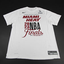 Camisa Miami Heat Nike NBA Auténtica Dri-Fit Mangas Cortas Para Hombre Blanca Usada segunda mano  Embacar hacia Argentina