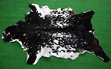 New Goat hide Rug Hair on Area Rug Size 34"x22" Animal Leather Goat Skin G-27 for sale  Shipping to South Africa