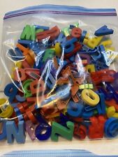 Used, Lot Of 150 Magnetic Plastic Alphabet Letters Multi-Colored  for sale  Commack