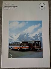 109) Mercedes Benz O 303, resumen del programa, folleto de ómnibus, folleto  segunda mano  Embacar hacia Argentina