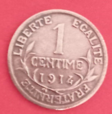 Monnaie centime 1914 d'occasion  Corbeil-Essonnes