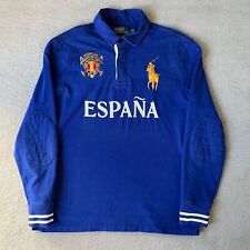 Używany, Koszulka polo Ralph Lauren męska duża niebieska duży kucyk Hiszpania śnieg polo challenge cup na sprzedaż  PL