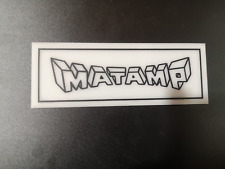 Matamp logo plastic for sale  Shipping to Ireland