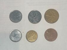 Lote de monedas brasileñas, 6 monedas en circulación segunda mano  Embacar hacia Argentina